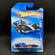Hot Wheels F1 Racer #149/240 HW Racing 01/10 blue Die-Cast Car 2010 Formula 1