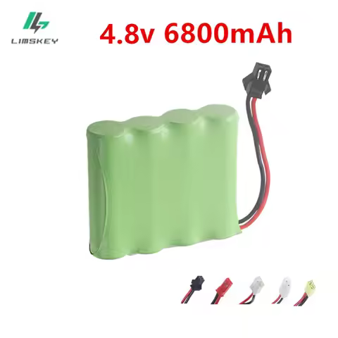 NIMH Battery 4.8V 6800mAh For Rc toys Cars Tanks Truck Robots Boats Guns AA Ni-MH 4.8v Battery Pack 