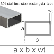 {dfthg} 304 stainless steel small square tubing Rectangular bracket tube pipe Good weldability Custo