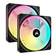 CORSAIR iCUE LINK QX140 RGB スターターキット 140mm PWM RGB PCケースファン (ファン2個、iCUE LINK システムハブ・ケーブルセット) CO-9051