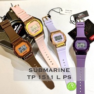 NEW COLORS SUBMARINE LADIES TP1511 / TP1511 L PS / DIGITAL / RUBBER STRAP