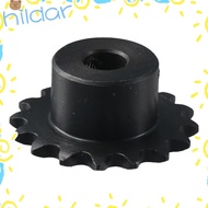 HLAR B Type Hardened Teeth, 25 Chain C45 Carbon Steel 16 Tooth Gear, Practical Single Strand 1/4" Pi