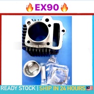 DEMAK EX90 EX 90 BLOCK COMPLETE ASSY CYLINDER BLOCK BLOK KIT PISTON RING FULL SET STD [ STANDARD SIZ