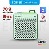 Edifier MP85 Wangyibo Mini Portable Speaker Green Bluetooth 5.3, ไดร์เวอร์ 40mm, 2.2W RMS Green One