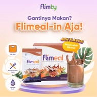 Flimeal 1box Contains 12 BPOM HALAL MEAL REPLACEMENT Drink BY FLIMTY FIBER ORIGINAL Safe