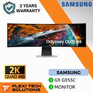 Flexi Tech SAMSUNG 49" Odyssey OLED G9 G95SC DQHD Curved Smart Gaming Monitor