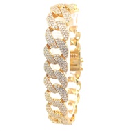 L590 Lắc tay cuban đính full đá CZ cao cấp