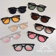 [SG READY STOCK] Korean Ins Square Glasses Blush Glasses Unisex Trendy Oversized Frame Eyewear