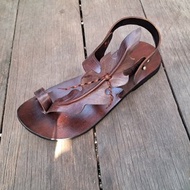 Slingback Flat shoes, Leather Flat sandals, leather sandals women, mens sandals