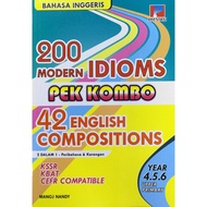 Pek Combo 200 Modern Idioms & 42 English Compositions Year 4,5 & 6