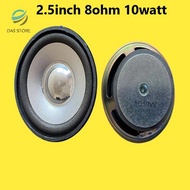 Speaker bulat 2.5inch magnet luar 8ohm 10watt bass