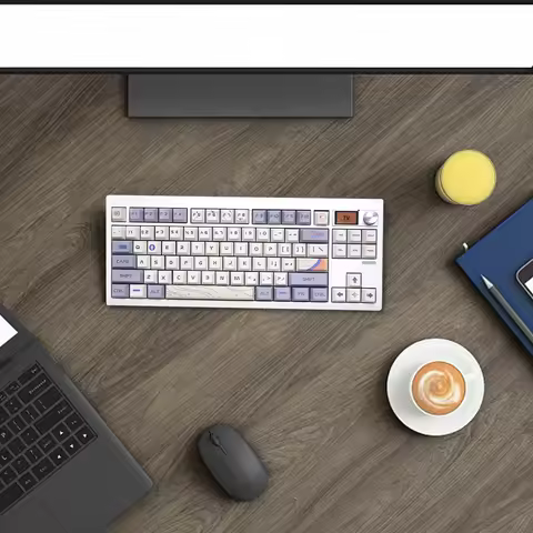 GMK87 Mechanical Keyboard Kit Wireless Keyboard 87Keys Computer Keyboard Hotswap VIA-programmable Wi