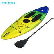 新款滾塑衝浪板SUP槳板不可充氣硬塑滑水衝浪板戶外水上運動用品