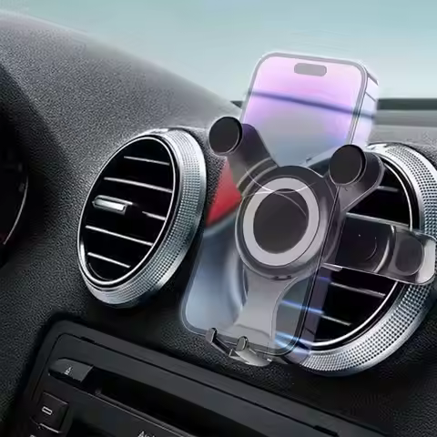 Car Round Air Outlet Holder For Your Mobile Phone For Mercedes A B C E S Class Gla Glc Gle Gls AMG W