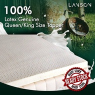 Latex Topper Mattress 100 % Latex Full Natural Authentic Bamboo fabric  [ READY STOCK ]