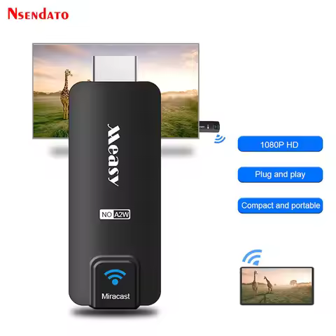 Measy A2W HD 1080P Miracast Wifi Display TV Receiver Wireless Dongle Ezcast for Dlna Airplay TV Stic