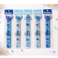 (1Pcs) Water Glitter Folding Ruler 30cm Character Folding Ruler/ Stitch Folding Ruler/ 30 Cm Lilo & 
