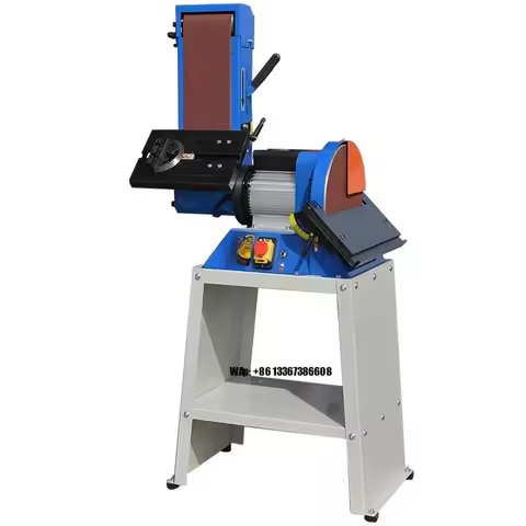 Electric Power Combined Belt Disc Sander Machine for Wood Belt Grinder 2x72