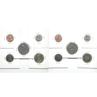 Collectibles for 1Set5pcs 1, 5, 10, 20, 50Sen Coins 1996-2006 Brunei Sultan Haji Hassanal Bolkiah