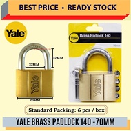 YALE BRASS PADLOCK 140 - 70MM