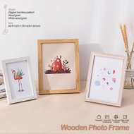 4R Wooden Photo Frame Home Decor Fashion Art Picture Frame Tabletop Wall Hanging Photo Frame