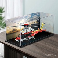 Air Bus Suitable for Acrylic H175 Lego Display Box Figure Helicopter Rescue Storage Box 42145 9JJH