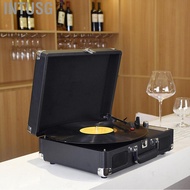 intusg COMETX Vintage Vinyl Record Player BT Phonograph USB Recording 33/45/78RPM Support for 7/10/1