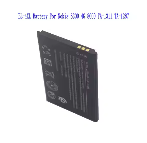 1x 1500mAh BL-4XL BL4XL BL 4XL Battery For Nokia 6300 4G 8000 TA-1311 TA-1287 Phone Batteries
