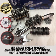 WAVE125 S/R/X RACING ENGINE GEAR BOX SET (5 SPEED) PNP - STRONGER CHARACTER