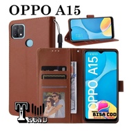 Flip Cover Oppo A15 / A15S Leather Case Flip Oppo A15 / A15S