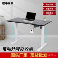 Home Adjustable Ergonomic Computer Desk Stepless Standing Electric Lifting Desk Office Desk Gaming D