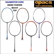 The new 2022 [Ready Stock] Apacs Nano Fusion Speed 722 Series (No String) Badminton Racket