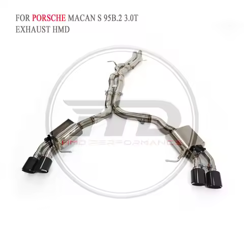 HMD Stainless Steel Performance Catback for Porsche Macan S GTS 2.9T 3.0T 3.6TAuto Electronic Valve
