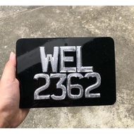 PROMOTION🔥SALES🔥NOMBOR PLATE MOTOR TIMAH LELEH(RIBET)NO PLATE MOTOR RIBET LELEH TIMAH PETAK (BATU)