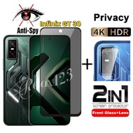 For infinix GT 30 5G 2025 2in1 Tempered Glass Privacy For Infinix GT 30 Pro GT30 GT30Pro InfinixGT30