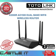 TOTOLINK X2000R Router AX1500 Dual Band WiFi 6 Gigabit Support Unifi Maxis Time Fiber