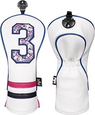 Craftsman Golf Vibrant Floral Tropical Hawaiian Vibes Driver 3 5 Wood Headcover X Hybrid Head Covers