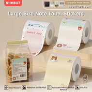 NIIMBOT B21/B3S/B1/B21pro/B1Pro Large-Sized Cartoon Label Stickers Note & Name Sticker waterproof