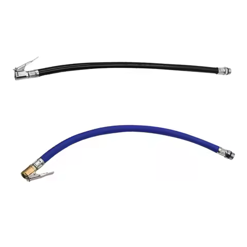 Car Tire Air Pump Hose Portable Tire Inflator Hose Thread Nozzle Tire Pump Rubber Hose for Car Autom