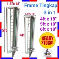 (FREE DELIVERY) Frame Tingkap 3in1 *18"x48"/18"x60"/18"x72") (TTC)
