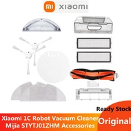 (Ready Stock)Original Xiaomi Robot 1C/2C/1T/Mi Robot Vacuum-Mop Accessories of Dustin, Main/Side Brush, Brush Cover, Water Tank,Vacuum Mop and Hepa Filter