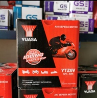 AKI BATERAI KERING SEPEDA MOTOR YUASA YTZ6V/GTZ6V HONDA VARIO 125 DA VARIO 150