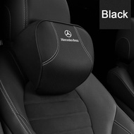 หมอนอิงในรถเบาะเบาะพิงหลังรองรับหมอนอิงรองเอวเมมโมรี่คอตตอนพนักพิงศีรษะเบาะรองเอวรถสำหรับ Mercedes B