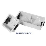 ELECTRICAL PVC NUT BOX / SWITCH BASE BOX / PVC PARTITION BOX