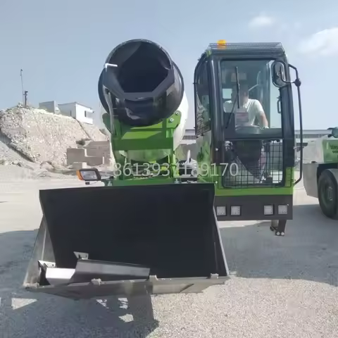 The Lowest Price Concrete Cement Mixer Self Loading Drum Mixer Truck