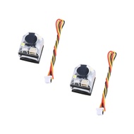 2pcs FPV Finder Buzzer YR50B_S 5V Super Loud Alarm Tracker 100dB Dual LED Lights for FPV Racing RC D