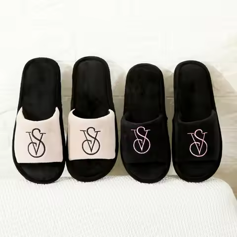 New Women's Cotton Slippers Warm Cotton Slippers Men Women Sandals Zapatos De Mujer Shoes Slides