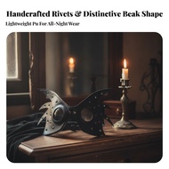 Plague Doctor Eye Mask Steampunk Plague Doctor Mask Gothic Halloween for Cosplayers, Masquerade, Cos