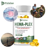 Hema-Plex Iron 700mg - Hemoglobin production, cardiovascular health, anti-fatigue
