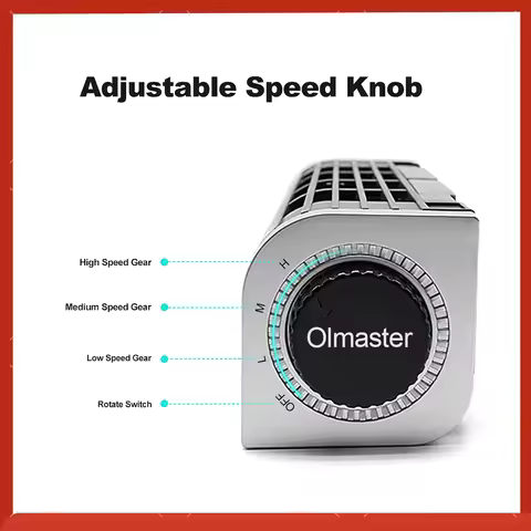 Olmaster CF-1691 USB Cooling Fan Laptop Pad Stand Fan Notebook Computer Phone Cooler Horizontal Axis